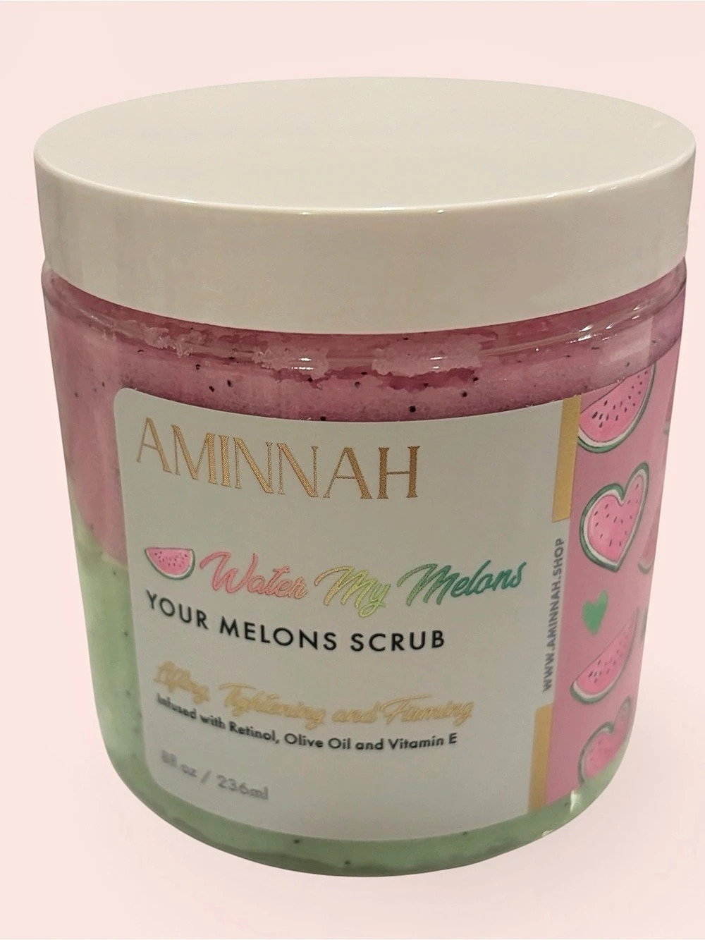 Aminnah Water My Melons 4-Piece Body Care Set + Sprinkle Donut Spoon - Picture 4 of 5